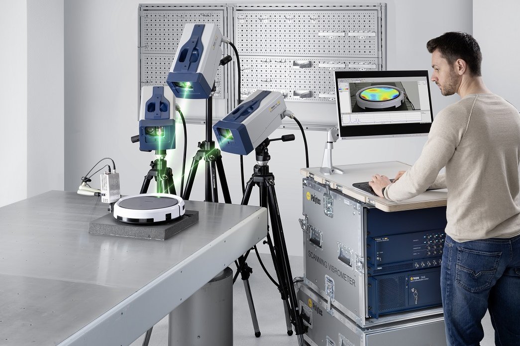 PSV QTec 3D Scanning Laser Vibrometer for 10x faster results and accurate modal test data acquisition