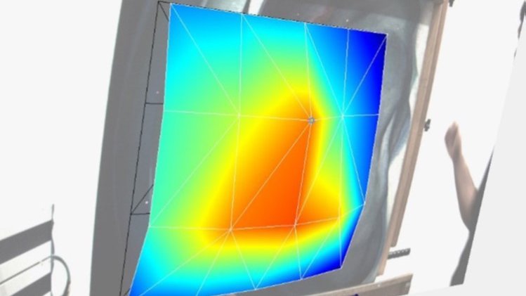 MDE Multipoint Data Evaluation canvas deflection shape MDE Multipoint Data Evaluation canvas deflection shape