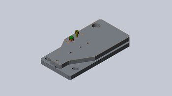 Vibrometer accessory pan/tilt adjustable mounting plate Vibrometer accessory pan/tilt adjustable mounting plate