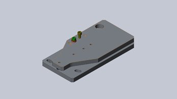 Vibrometer accessory pan/tilt adjustable mounting plate Vibrometer accessory pan/tilt adjustable mounting plate