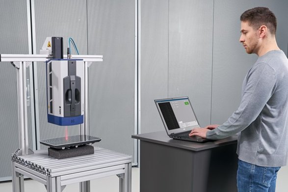 VibroScan QTec lässt sich einfach in Automatisierungslösungen integrieren VibroScan QTec lässt sich einfach in Automatisierungslösungen integrieren