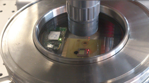 Laser vibration measurement for testing micro-mechanical MEMS