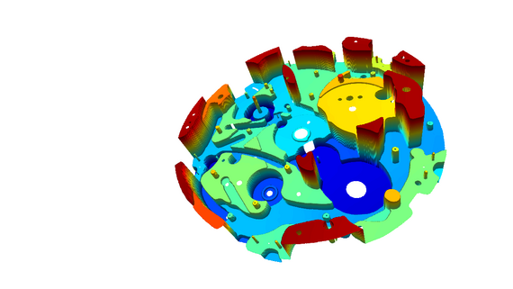 Watchmaker industry using optical 3D profiles for quality control of watch precision mechanical parts Watchmaker industry using optical 3D profiles for quality control of watch precision mechanical parts