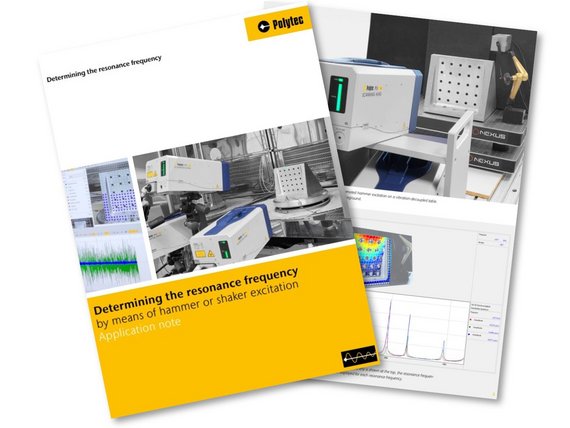 Teaser Application note - Determining the resonance frequency Teaser Application note - Determining the resonance frequency