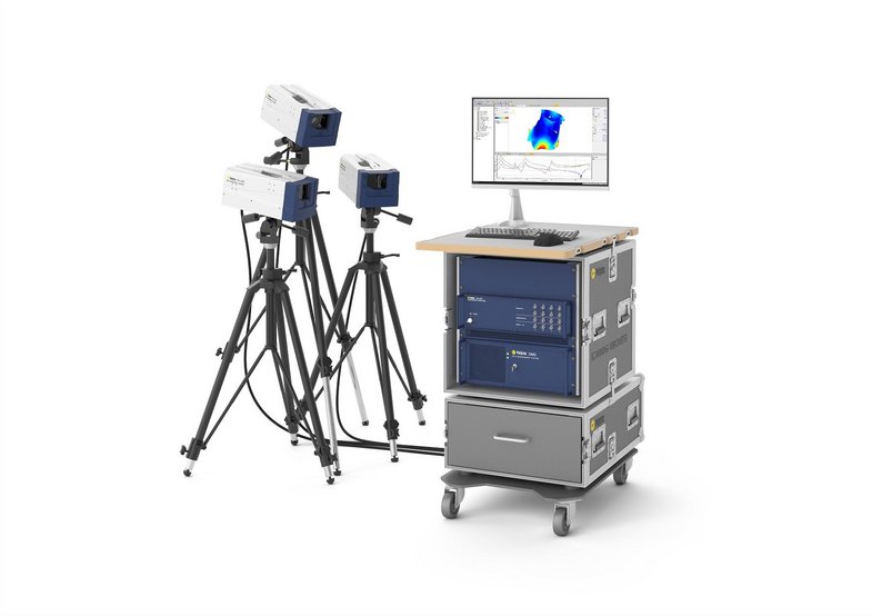 PSV-500-3D Polytec Scanning Vibrometer with workspace PSV-500-3D Polytec Scanning Vibrometer with workspace