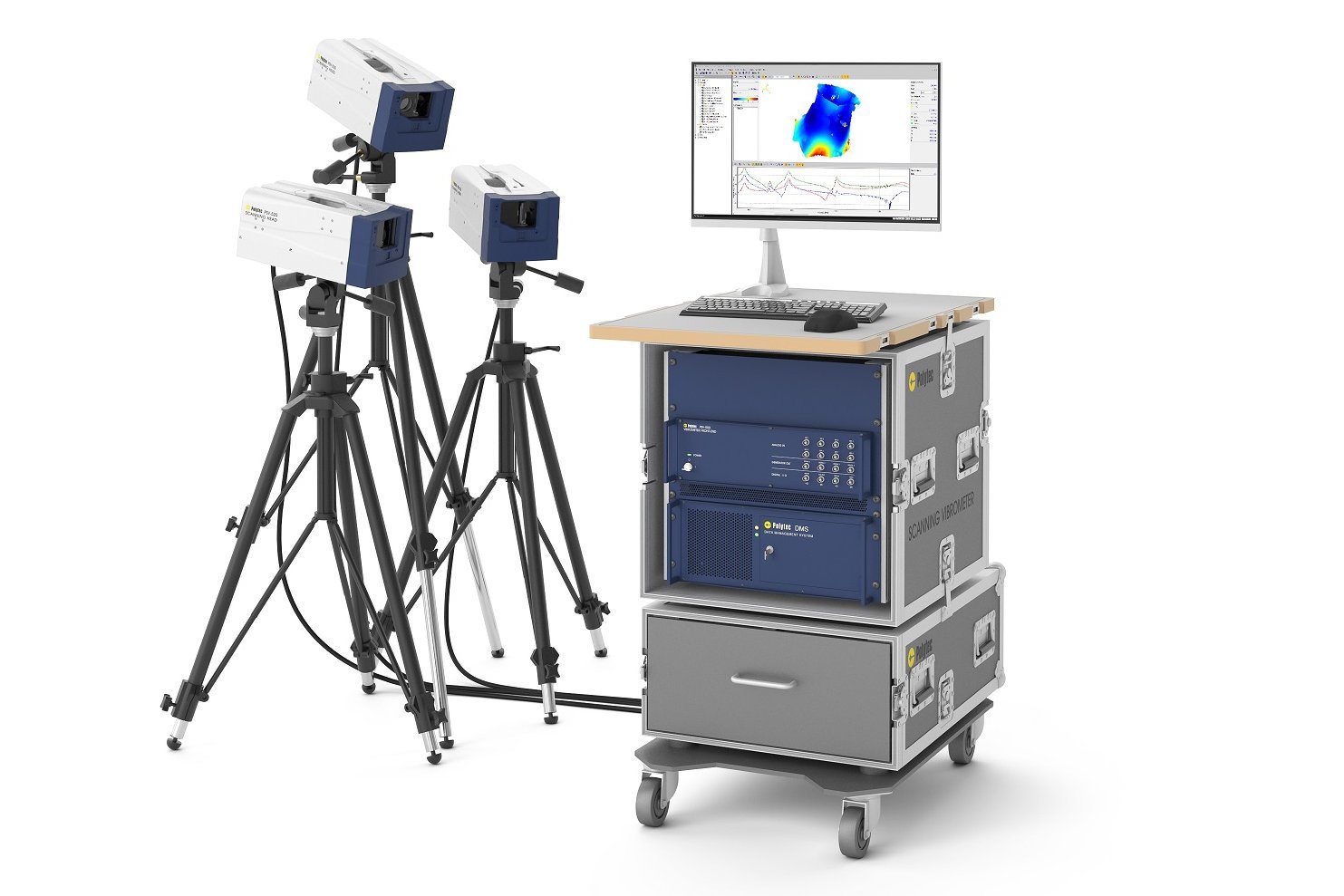 PSV-500-3D Polytec Scanning Vibrometer with workspace PSV-500-3D Polytec Scanning Vibrometer with workspace