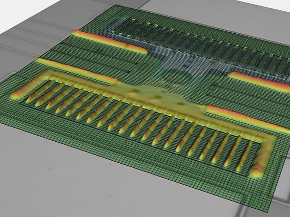Full-field, optical vibration analysis of a combdrive at 6.8 kHz Full-field, optical vibration analysis of a combdrive at 6.8 kHz