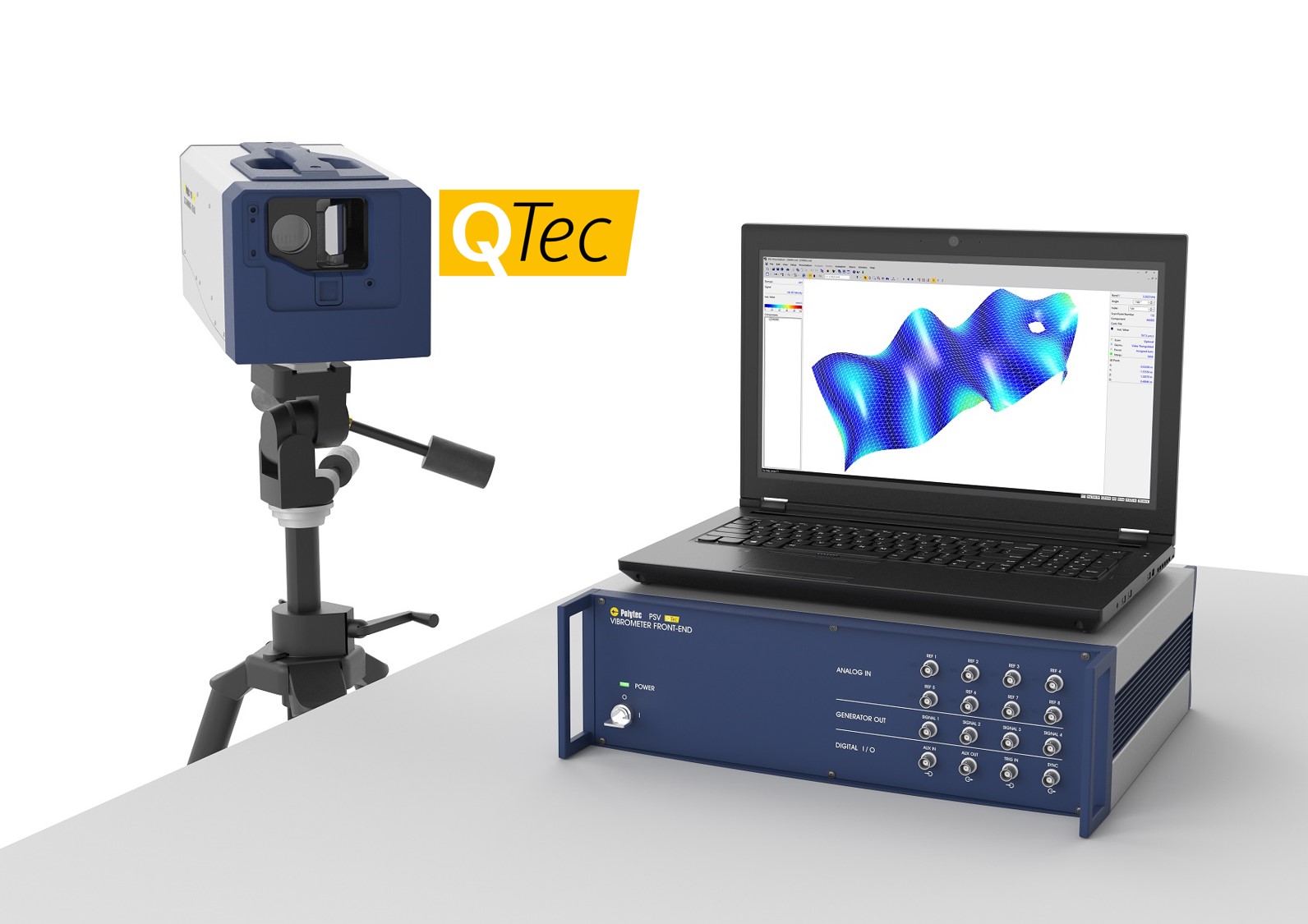 PSV QTec Polytec スキャニング振動計 - Polytec PSV QTec Polytec スキャニング振動計 - Polytec