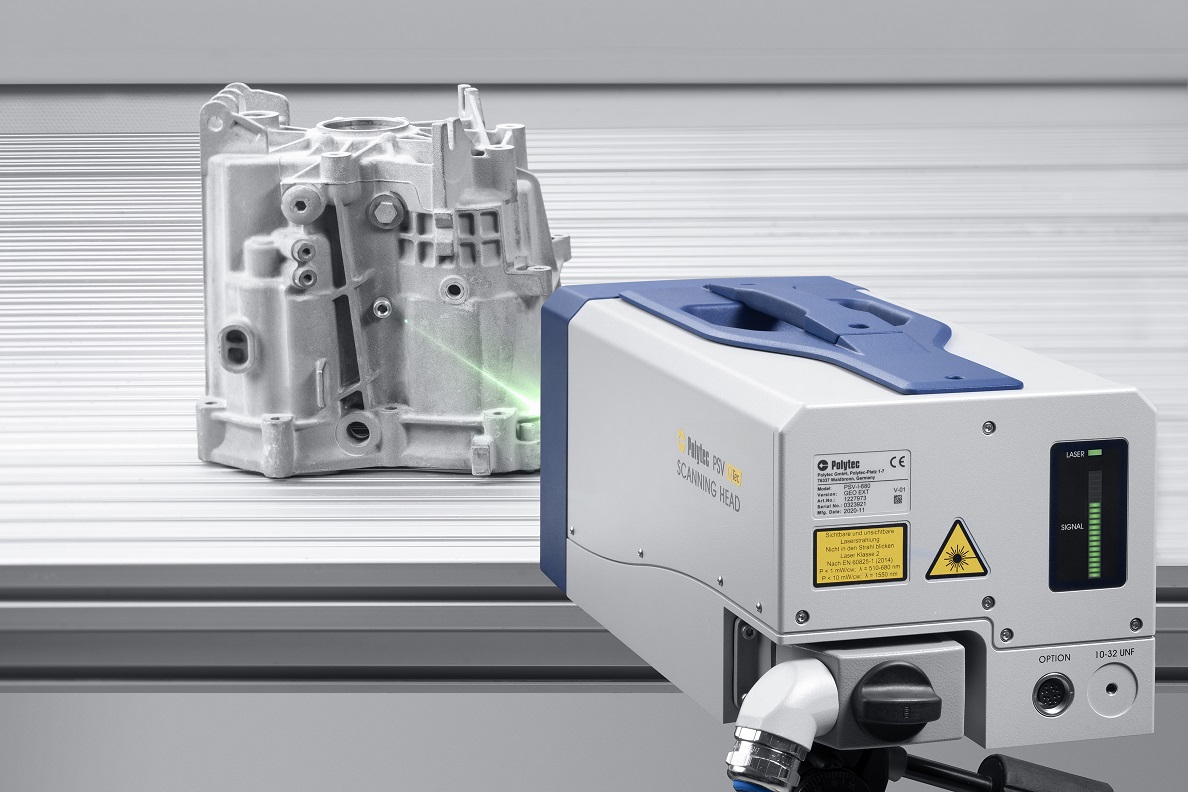 PSV QTec Scanning Vibrometer with best SNR on technical, rotating, dark and more challenging surfaces