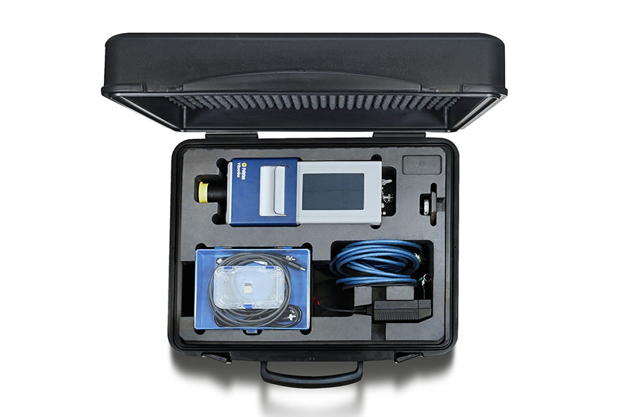 Versatile accessories including transportation case, stands and data acquisition