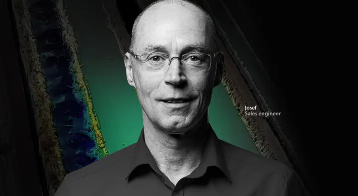 Scheme of the chromatic-confocal measurement principle