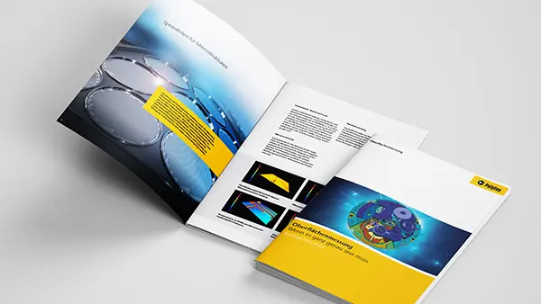 Scheme of the chromatic-confocal measurement principle